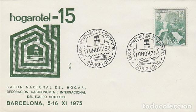 Sellos: A&Ntilde;O 1975, HOGAROTEL, SOBRE DE ALFIL