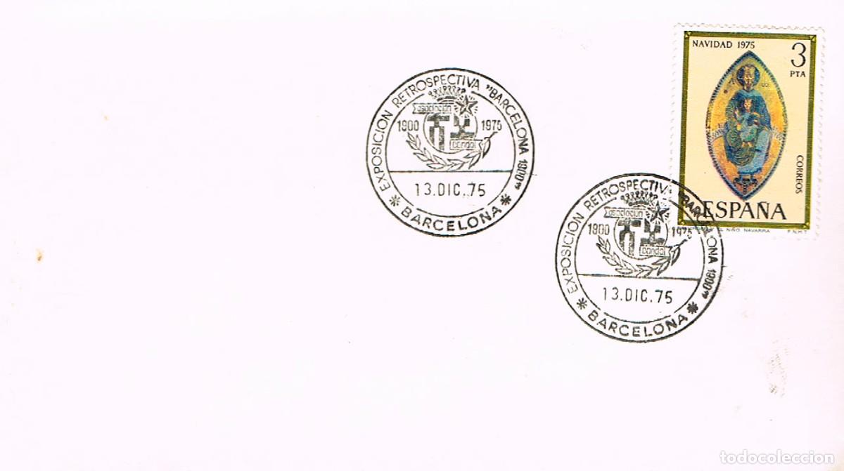 Sellos: A&Ntilde;O 1975, EXPOSICION RETROSPECTIVA BARCELONA 1900