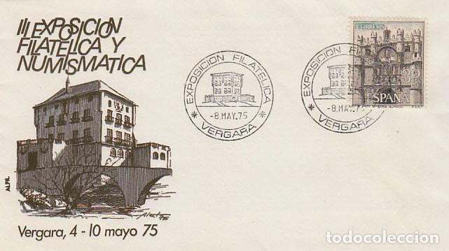 Sellos: A&Ntilde;O 1975, VITORIA, VI EXPOSICION FILATELICA, SOBRE DE ALFIL