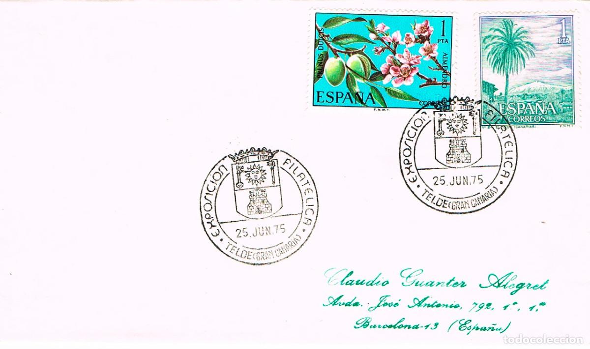 Sellos: A&Ntilde;O 1975, TELDE (GRAN CANARIA) ESCUDO, EXPOSICION FILATELICA