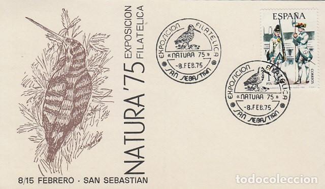 Stamps: A&Ntilde;O 1975, SAN SEBASTIAN, HERMANAMIENTO CON LA CIUDAD DE ROYAN, EN SOBRE DE ALFIL