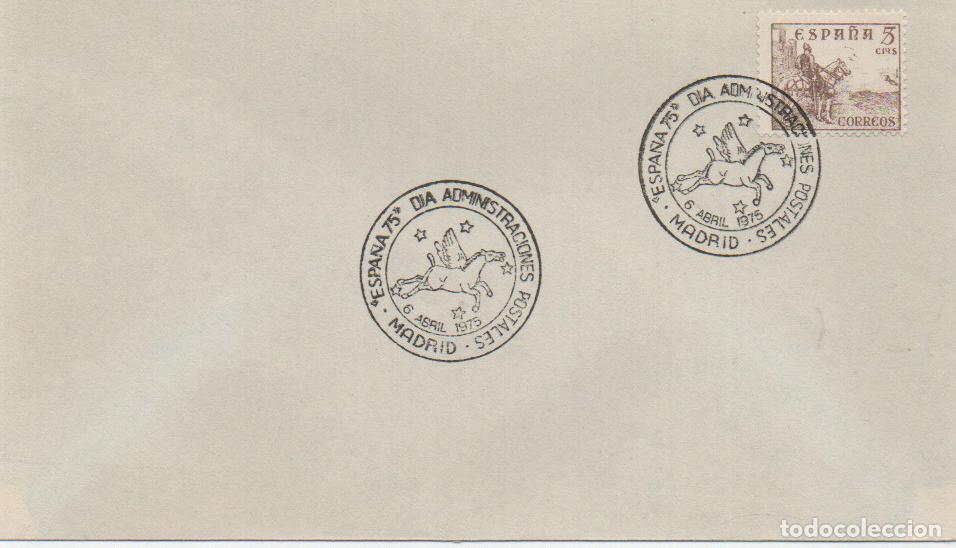 Sellos: A&Ntilde;O 1975, EXPOSICION MUNDIAL ESPA&Ntilde;A'75, PEGASO, DIA DE LAS ADINISTRACIONES POSTALES