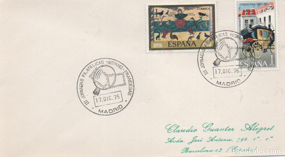 Sellos: A&Ntilde;O 1975, MADRID, JORNADAS FILATELICAS HISPANO-FRANCESAS