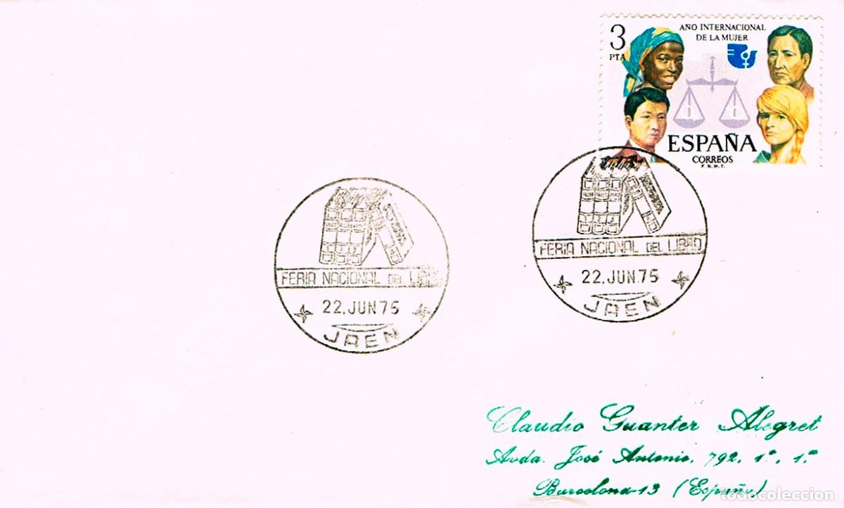 Sellos: A&Ntilde;O 1975, JAEN, FERIA DEL LIBRO
