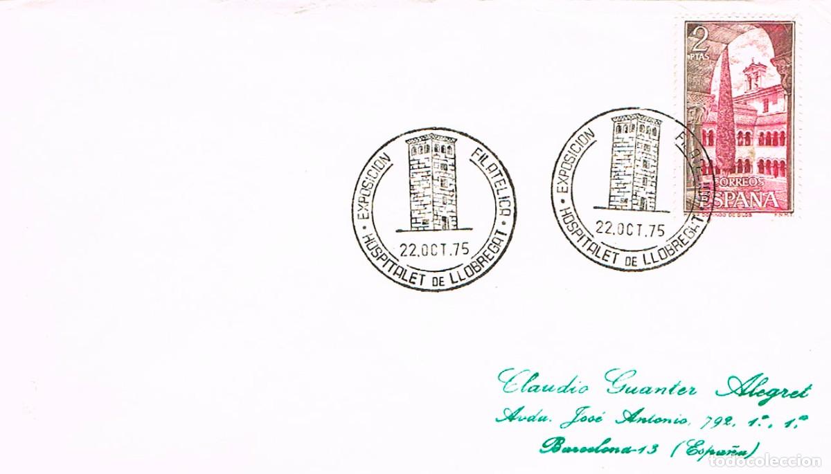 Sellos: A&Ntilde;O 1975, HOSPITALET DE LLOBREGAT, EXPOSICION, TORRE FUERTE