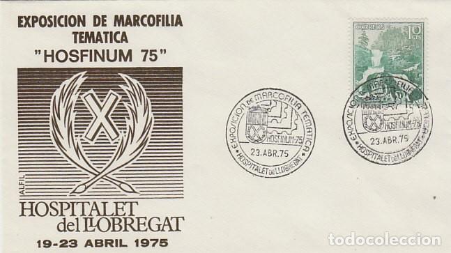 Sellos: A&Ntilde;O 1975, HOSPITALET DE LLOBREGAT, HOSSFINUM, MARCOFILIA TEMATICA