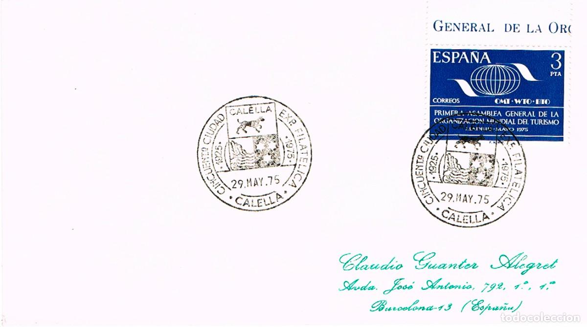 Sellos: A&ntilde;o 1975, Calella, 50 aniversario de la ciudad