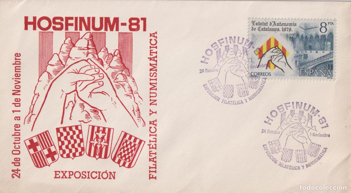 Sellos: S.P.D.C. EXPOSCI&Oacute;N FILATELICA Y NUMISM&Aacute;TICA - HOSFINUM-81