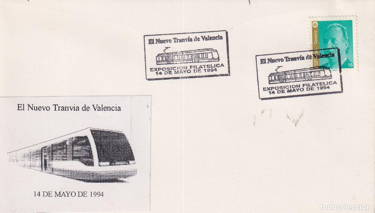 Sellos: S.P.D.C. X EXPOSICI&Oacute;N FILAT&Eacute;LICA &ndash; EL NUEVO TRANVIA DE VALENCIA &ndash; 14 MAYO 1994