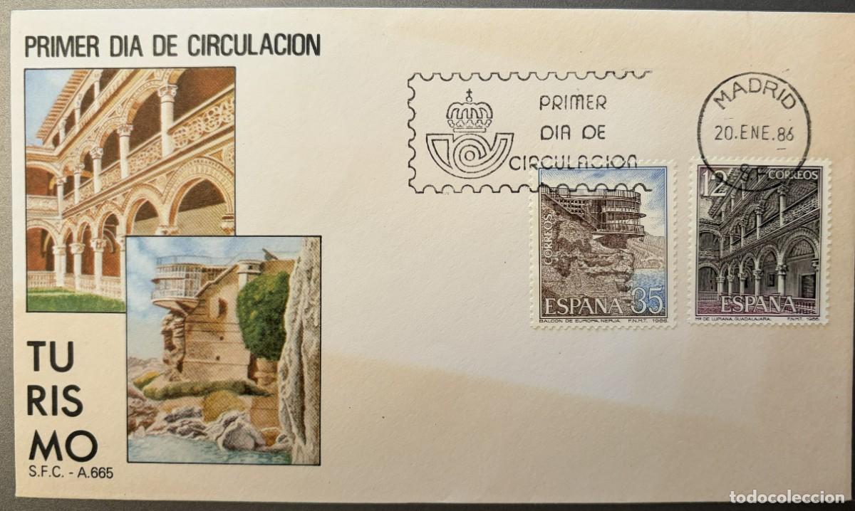 Sellos: SPD2835, SOBRE PRIMER DIA ESPA&Ntilde;A 2835 Y 2837. MITAD DE CATALOGO.
