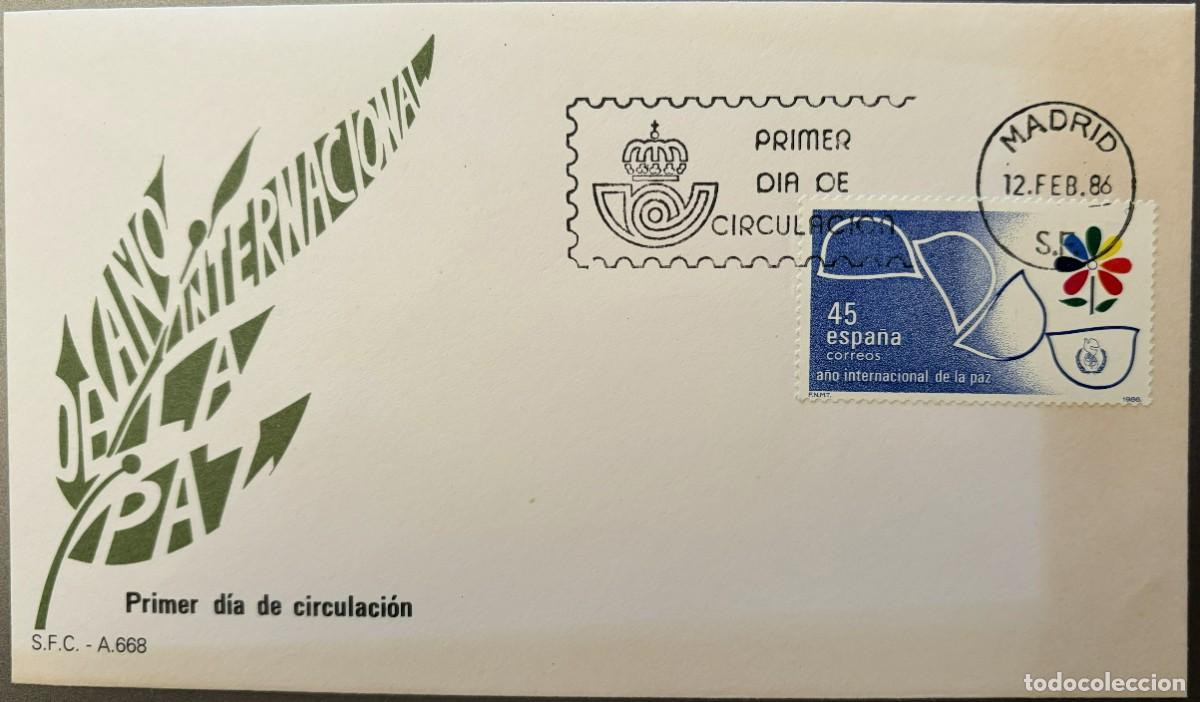 Sellos: SPD2844, SOBRE PRIMER DIA ESPA&Ntilde;A 2845. MITAD DE CATALOGO.