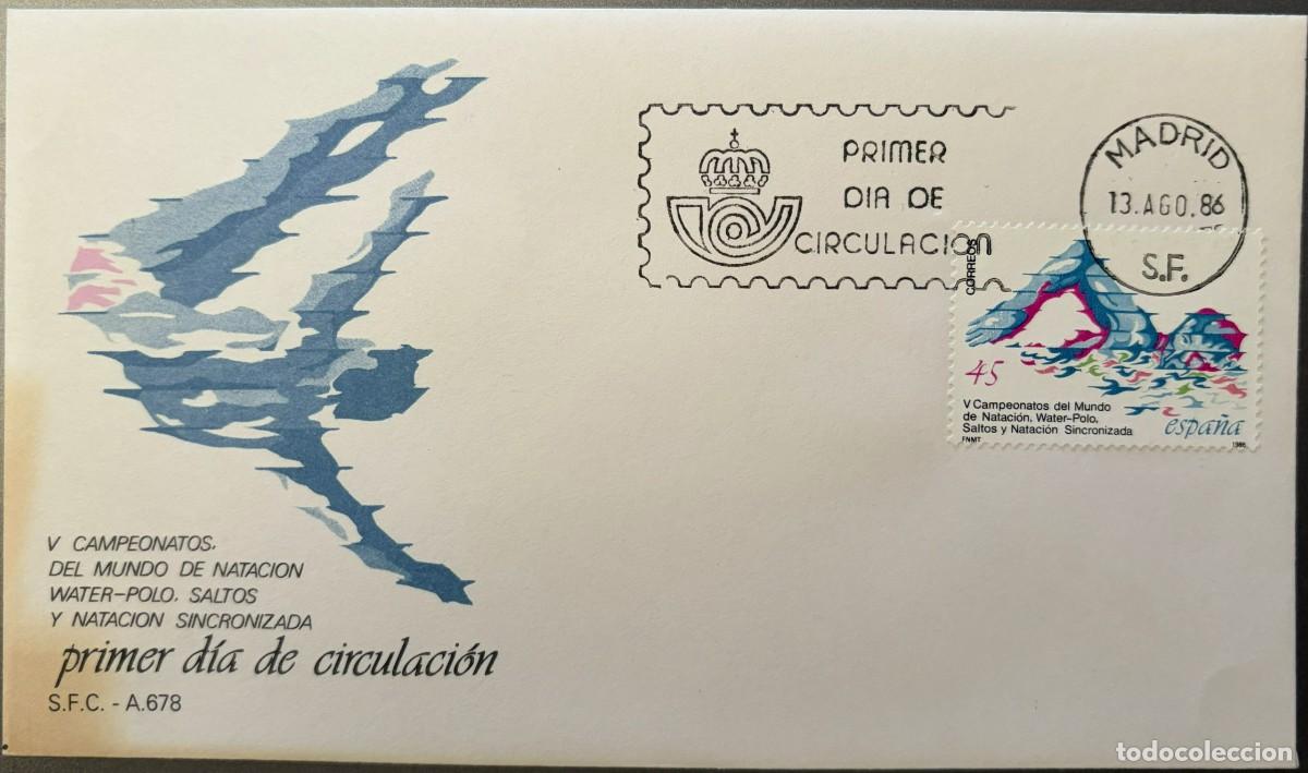 Sellos: SPD2852, SOBRE PRIMER DIA ESPA&Ntilde;A 2852. MITAD DE CATALOGO.