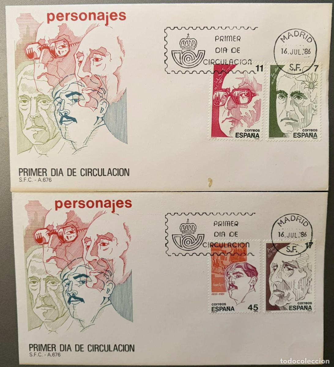 Sellos: SPD2853, SOBRE PRIMER DIA ESPA&Ntilde;A 2853/56. MITAD DE CATALOGO.