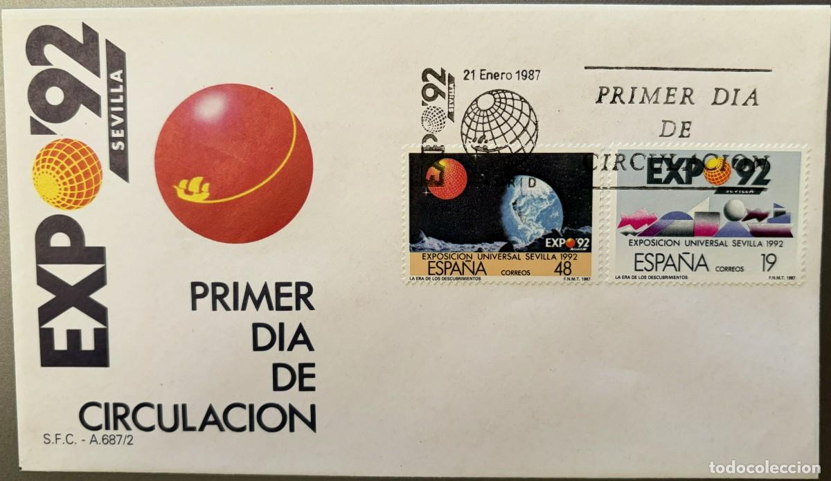 Sellos: SPD2875, SOBRE PRIMER DIA ESPA&Ntilde;A 2875/76. MITAD DE CATALOGO.