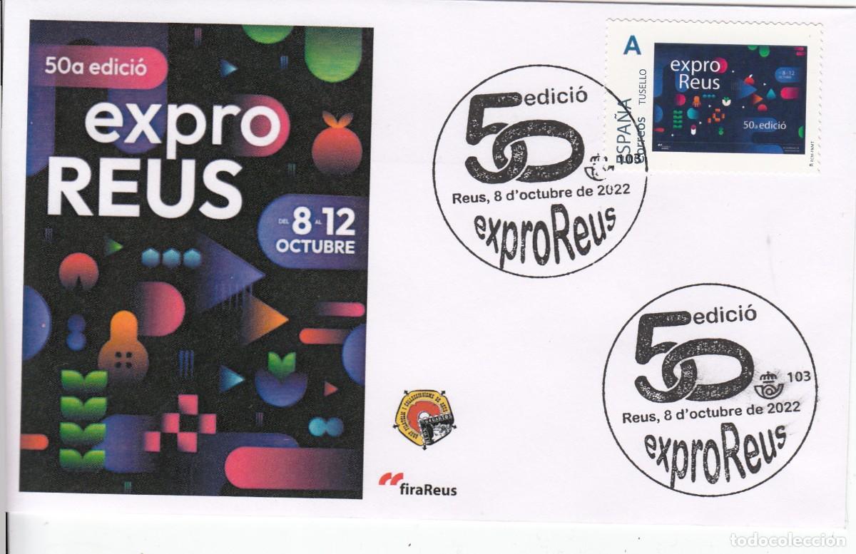 Sellos: MATASELLOS 50 EDICI&Oacute; FIRA EXPRO REUS - 2022 - CON TUSELLO