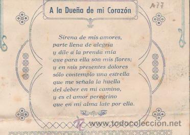 Antigua carta de amor escrita a mano. - Comprar en 