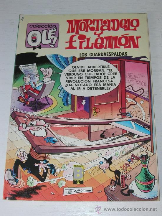 Coleccion OLE: Mortadelo y Filemon - Los guardaespaldas nº 145 M 70 Año 1988