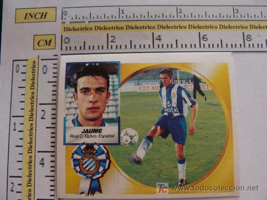 CROMO DE FÚTBOL. 1994 - 1995. REAL CLUB DEPORTIVO ESPAÑOL. JAUME. EDICIONES ESTE. 