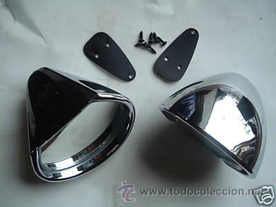 SEAT - FIAT ABARTH, 124, 125, 131, 1430 Y OTROS: PAREJA DE ESPEJOS CROMADOS VITALONI
