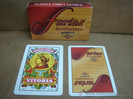 BARAJA DE CARTAS HERACLIO FOURNIER - PUBLICIDAD FARIAS SUPERIORES - COMPLETA