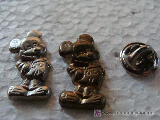 2 PINS DE DIBUJOS ANIMADOS. MICKEY MOUSE. WALT DISNEY. RATÓN. 