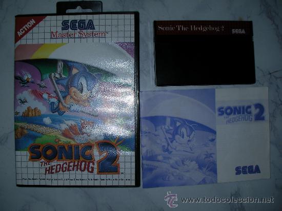 ANTIGUO JUEGO SEGA MASTER SYSTEM SONIC 2 THE HEDGEHOG