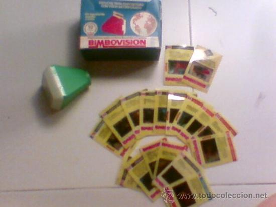 Visor Bimbovision, caja, y 18 diapositivas B,B2 