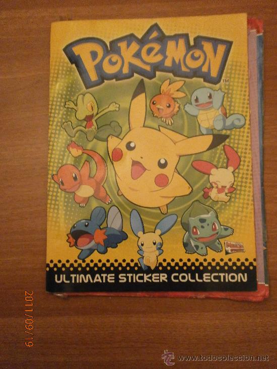  ALBUM INCOMPLETO DE POKEMON - ULTIMATE STICKER COLLECTION 