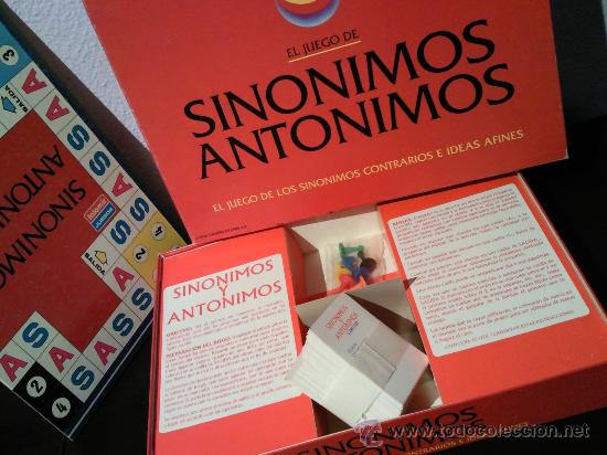 Sinonimos Y Antonimos Juego De Mesa De Falomir Comprar Juegos De