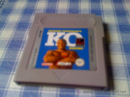 George Foreman KO Boxing Juego para Nintendo Gameboy Clásica Color y Advance Solo Cartucho