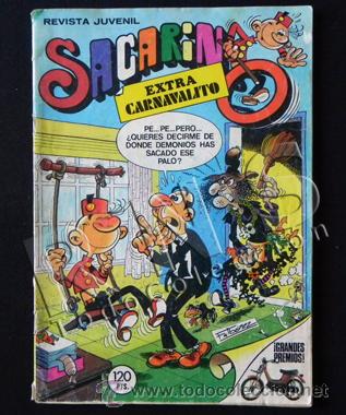 CÓMIC - SACARINO EXTRA CARNAVALITO - AÑO 1984 - FRANCISCO IBÁÑEZ - EDITORIAL BRUGUERA - HUMOR