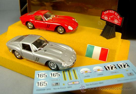 SOLIDO Set 1/43 2 FERRARI GTO Bianchi/Berger 1963-64 Tour de France Nuevo Caja Original NUEVO / CAJA
