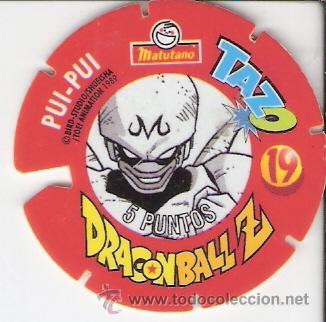 Pui - Pui. Nº 19.Tazo.Dragon Ball Z. Matutano. Bird-Studio / Shueisha / Toei Animation.1989.