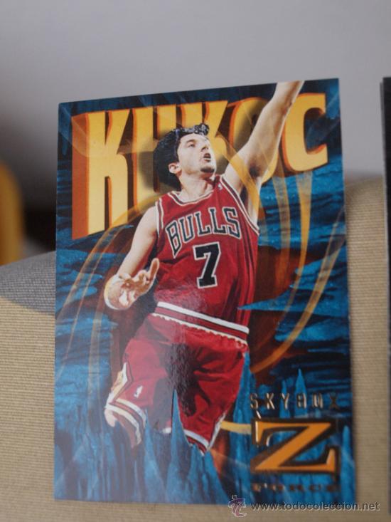 12 TONI KUKOC CHICAGO BULLS CROMO CARD BALONCESTO NBA BASKETBALL SKYBOX Z FORCE 1996 NUEVO