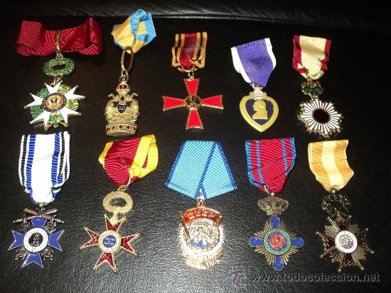 medallas militares y condecoraciones lote de 10 - Comprar ...
