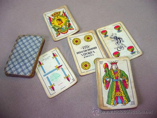 BARAJA , BARAJA DE CARTAS, 40 CARTAS, COMPLETA, FOURNIER, TITI