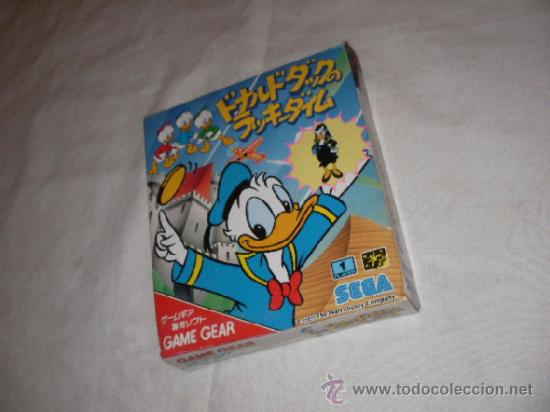 ANTIGUO JUEGO SEGA GAME GEAR PATO DONALD - NUEVO EN SU CAJA
