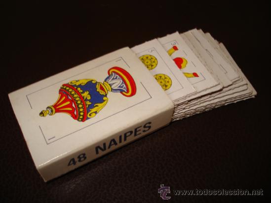 BARAJA CARTAS TAMAÑO REDUCIDO 48 naipes