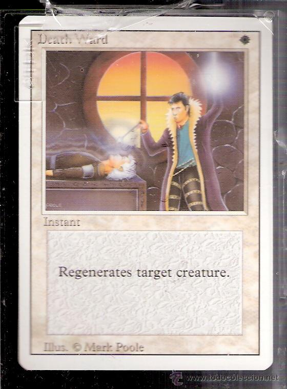 Death Ward. Instant. Magic. The Gathering. Deckmaster.