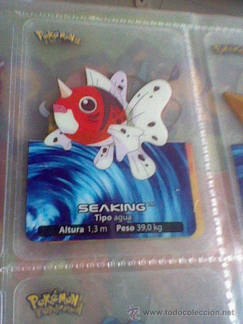 Cromo trading lamincard pokemon 2005 lamincards collection edibas MC nº 119 seaking