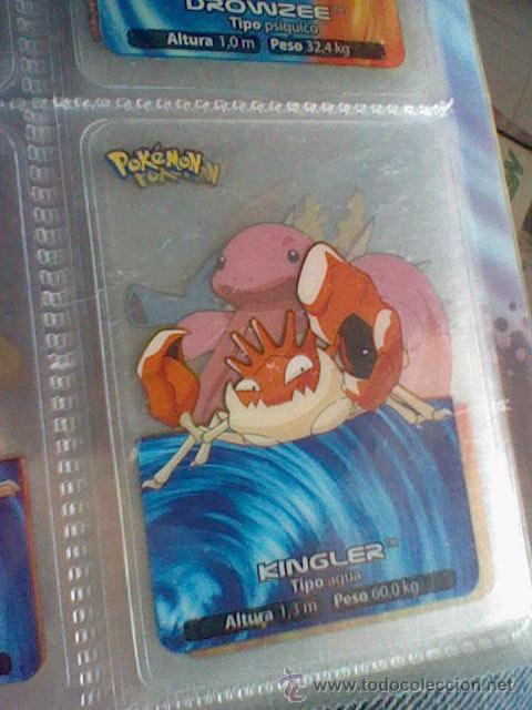 Cromo trading lamincard pokemon 2005 lamincards collection edibas MC nº 099 kingler
