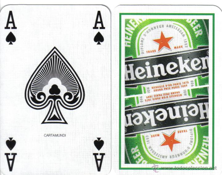 BARAJA PUBLICITARIA CERVEZAS HEINEKEN