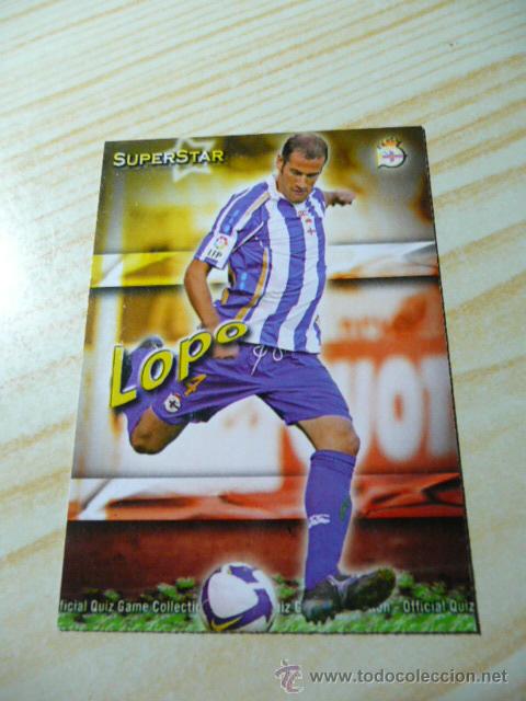 189 LOPO SUPERSTAR MATE DEPORTIVO CORUÑA MUNDICROMO QUIZ GAME 2009-2010 09-10 