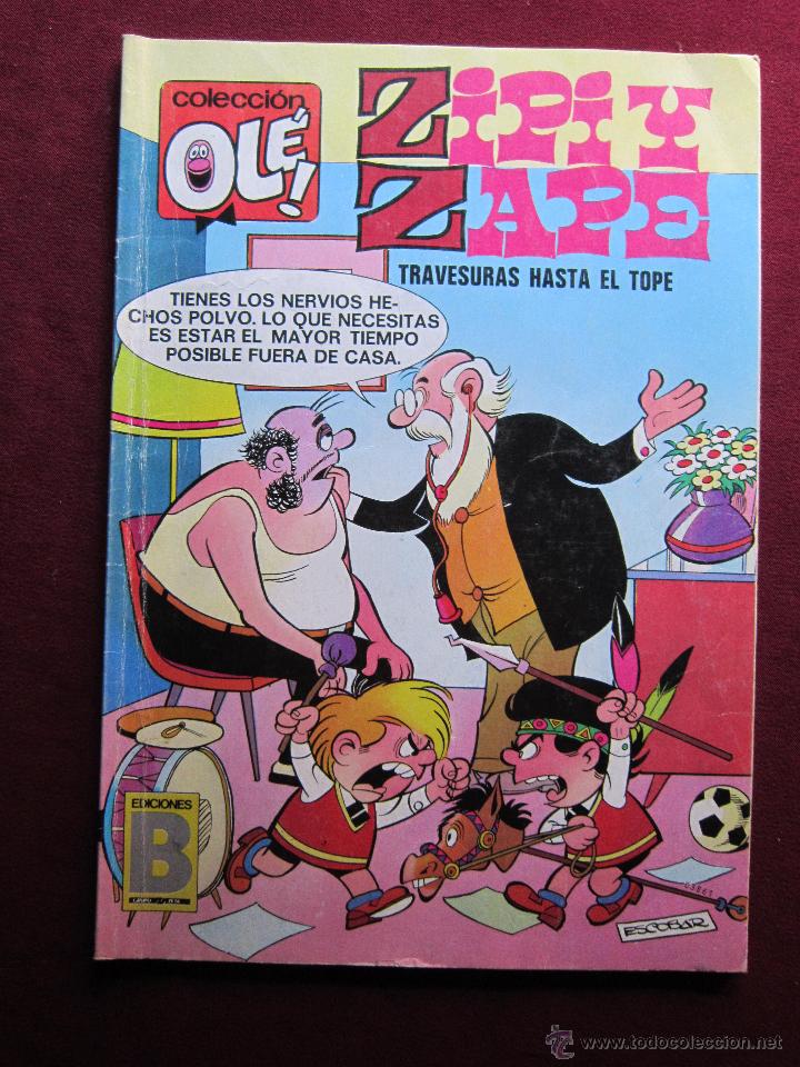 ZIPI Y ZAPE COLECCIÓN OLÉ! Nº114 - Z2. ESCOBAR. EDICIONES B, GRUPO Z. 1987