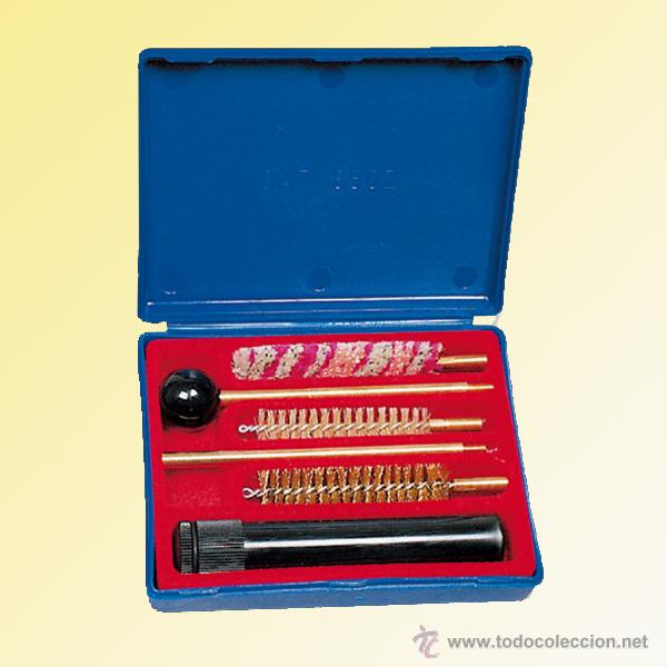 KIT LIMPIEZA PARA ARMA CORTA PISTOLA C/ 9MM, REVOLVER 357 MAGNUM, 38 ESPECIAL