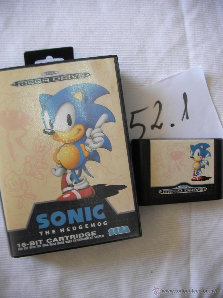 ANTIGUO JUEGO SEGA MEGADRIVE - SONIC THE HEDGEHOG