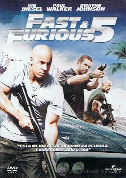 DVD FAST & FURIOUS 5 VIN DIESEL - PAUL WALKER