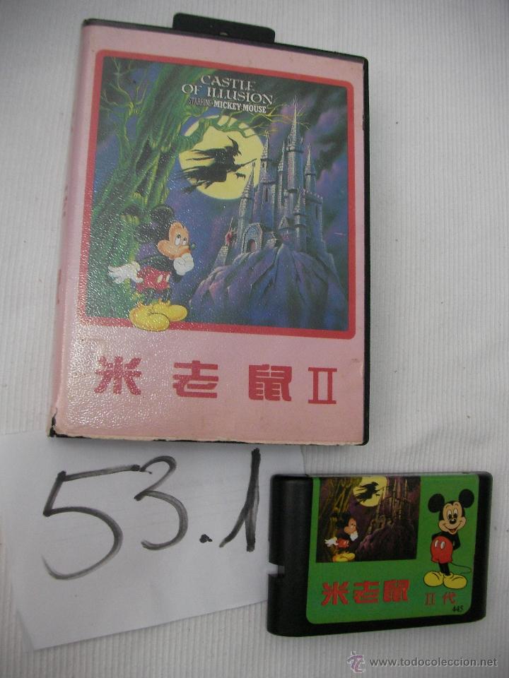 ANTIGUO JUEGO SEGA MEGADRIVE - CASTILLO DE ILUSION DE MICKEY