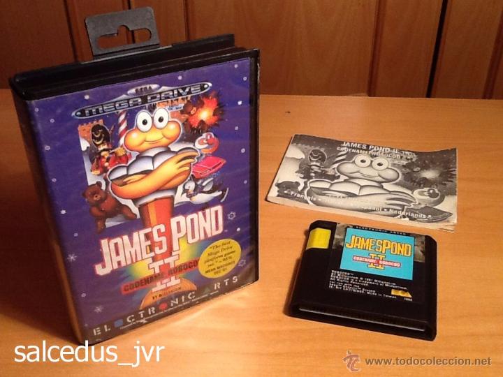James Pond II 2 juego para Sega Megadrive Mega Drive PAL España Completo y en Buen Estado