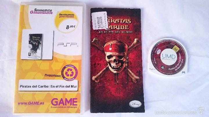 PIRATAS DEL CARIBE EN EL FIN DEL MUNDO SONY PSP PLAYSTATION PORTABLE PAL ESPAÑA